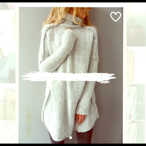 etsy Sweaters - Gorgeous loose knit wool turtle neck sweater